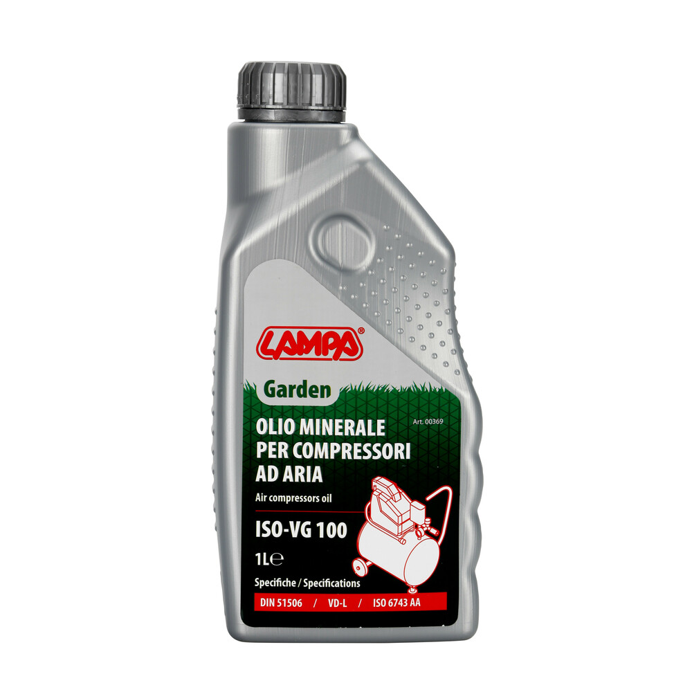 Garden, olio minerale per compressori aria - ISO-VG 100 - 1 L