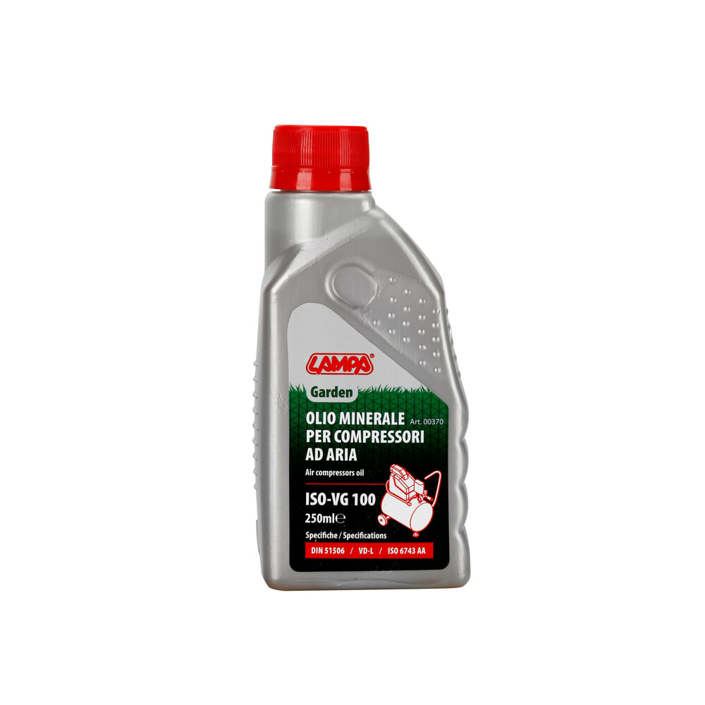 Garden, mineral oil for air compressors - ISO-VG 100 - 250 ml