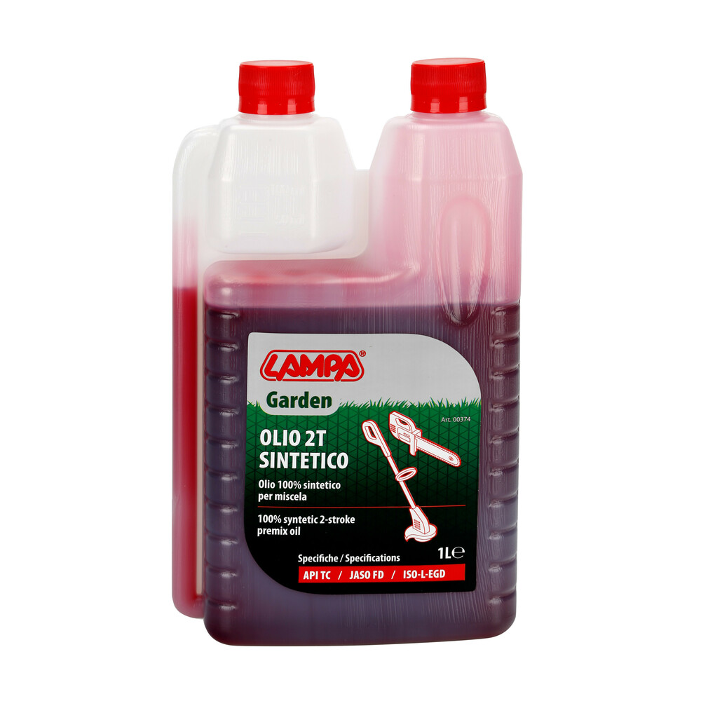 Garden, olio sintetico per motori 2 tempi, flacone dosatore - 1 L