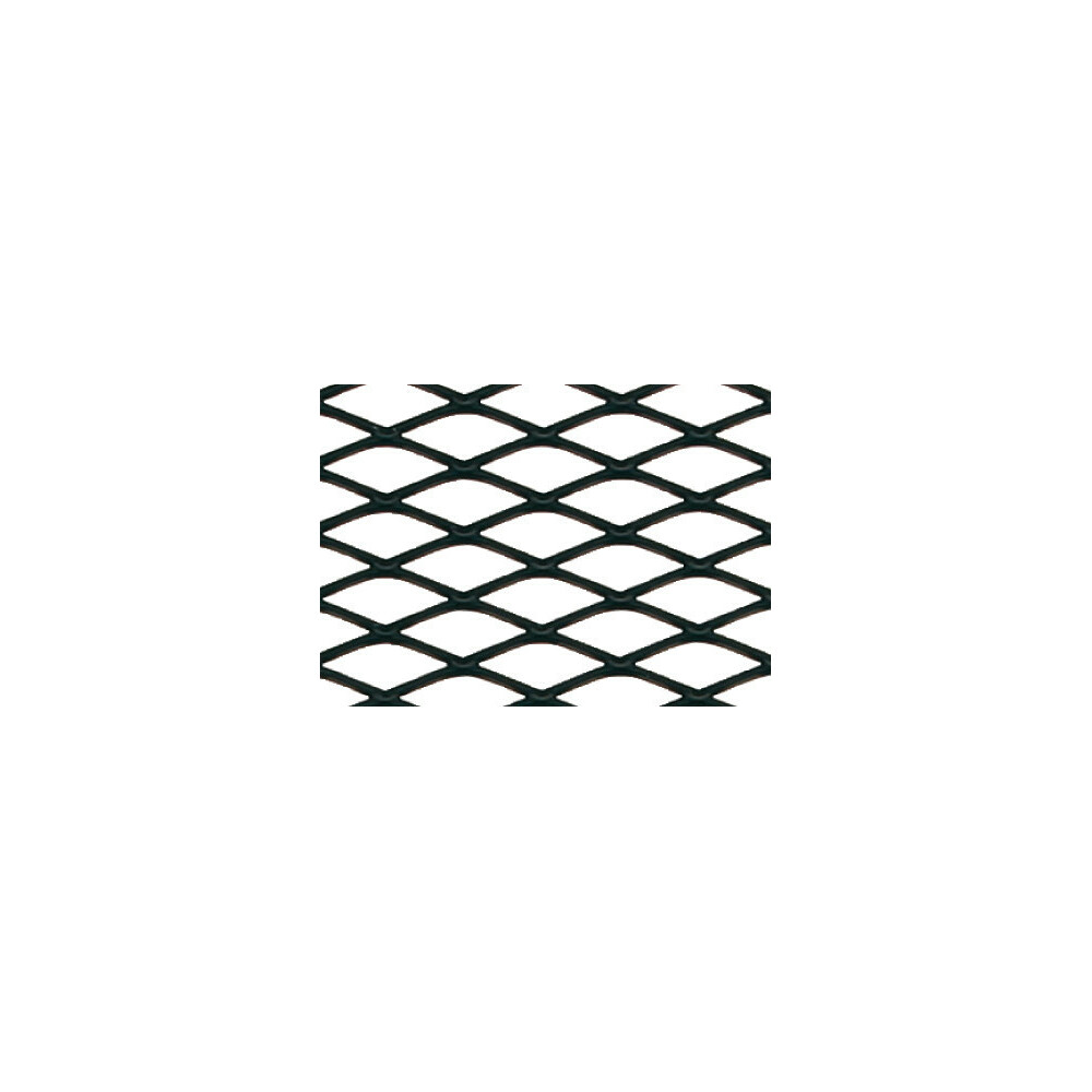 Racing Grill - Rombo medio 6x12 mm - 120x20 cm - Nero anodizzato