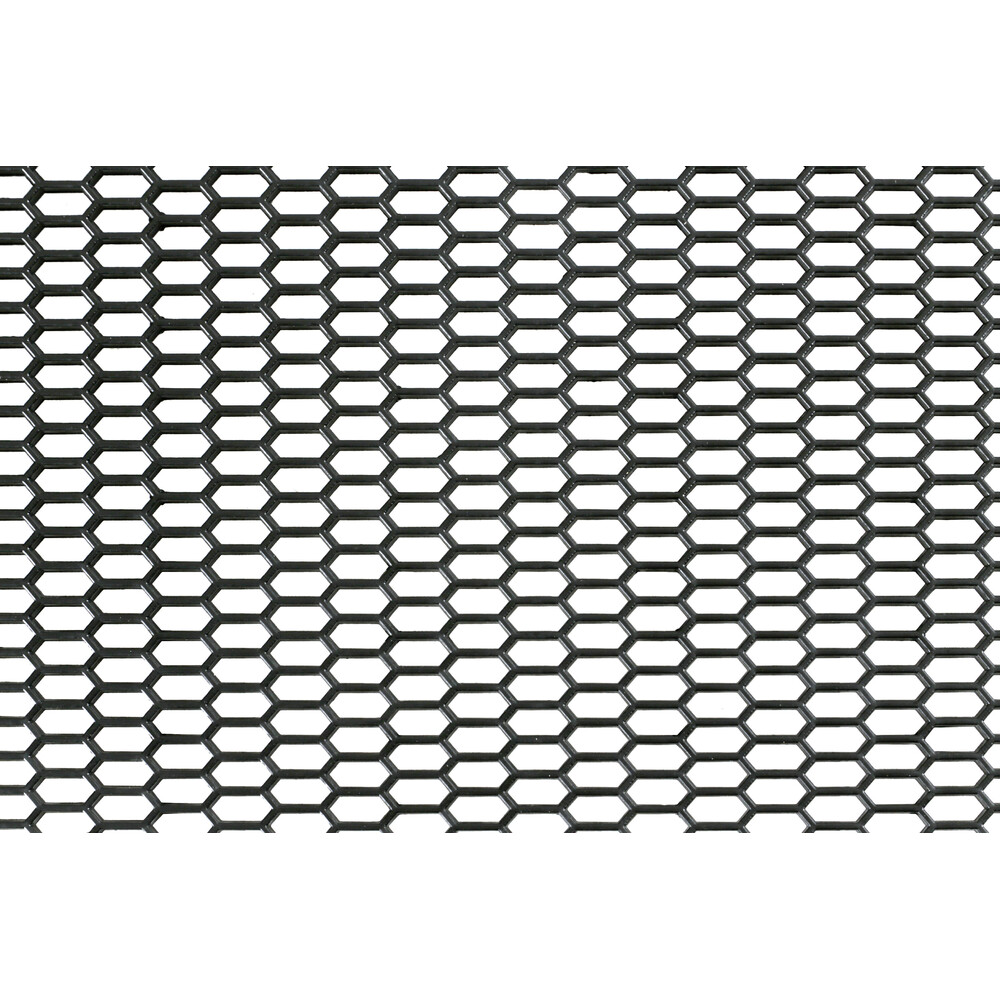 Original-Look, PP ventilation grill - Small Hexagon 8x18 mm - 120x40 cm -  Black