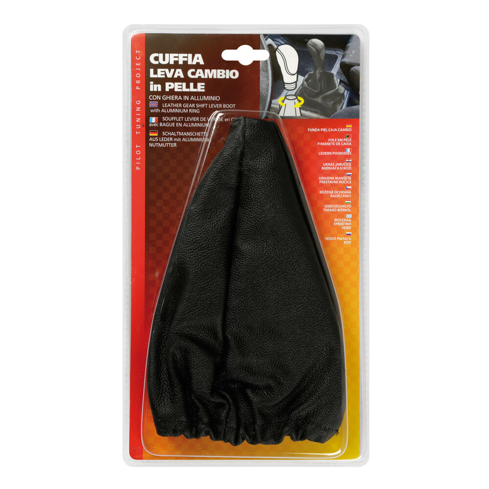 Cuffia leva cambio con ghiera - Nero - Febbraio Distribuzione