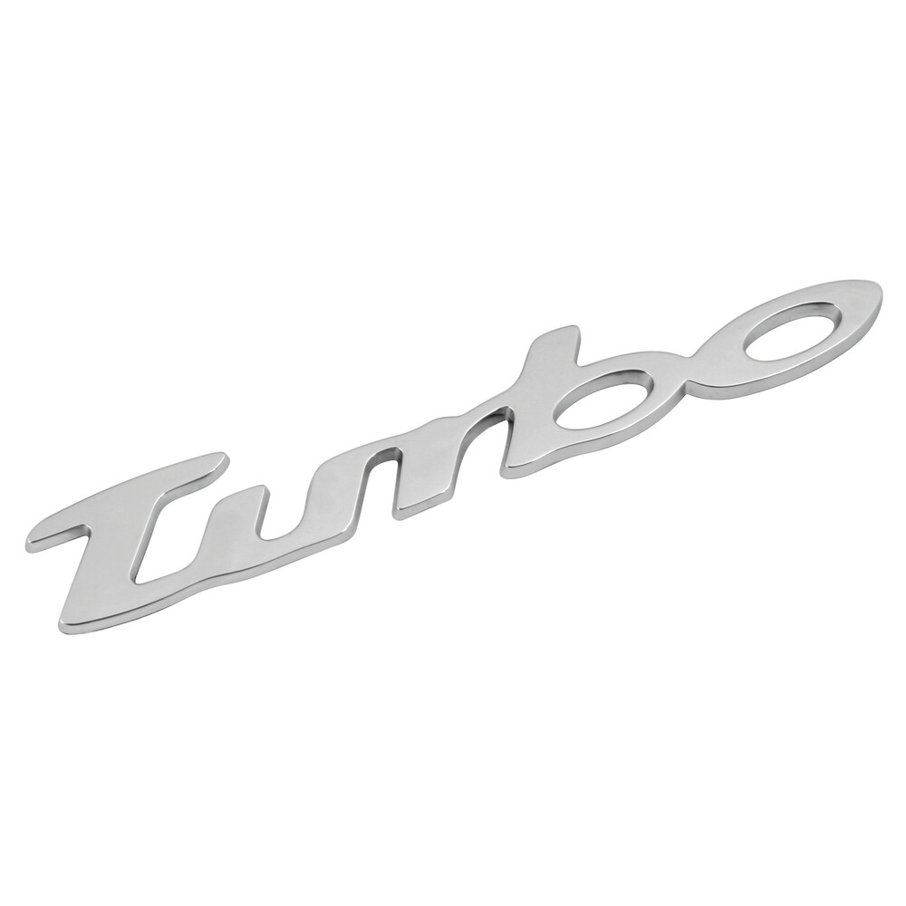 Emblema 3D cromato - Turbo
