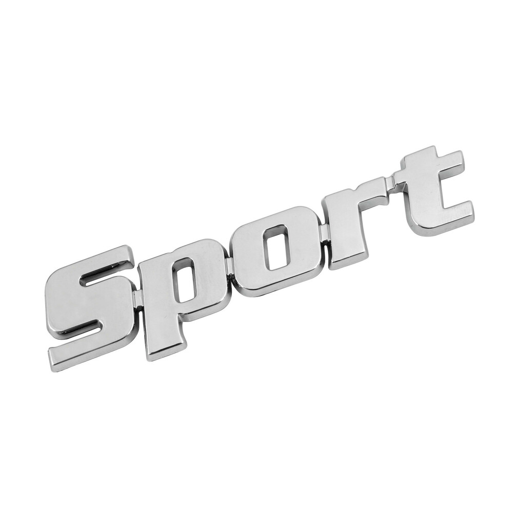 Emblema 3D cromato - Sport