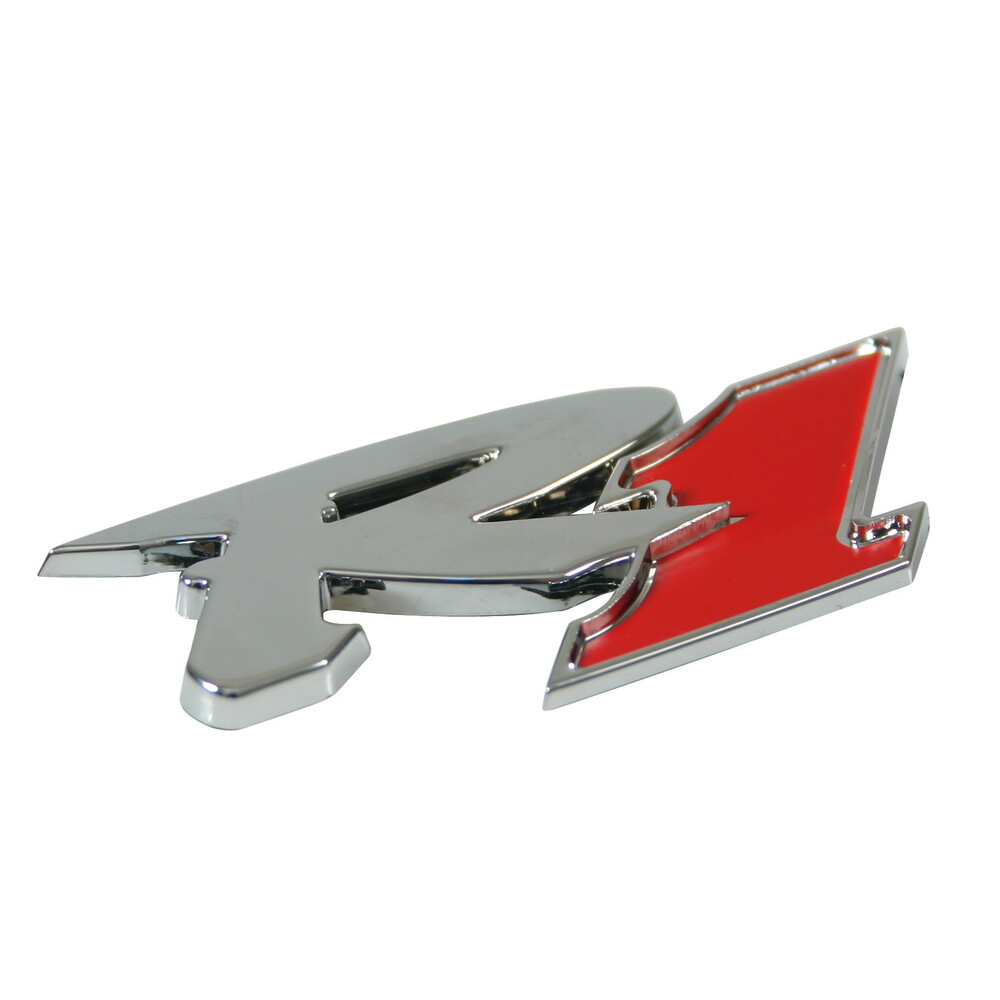 Emblema 3D cromato bicolore - R1