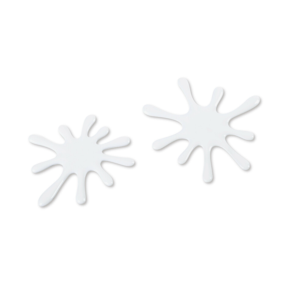 Splash, decorazione adesive 3D - Bianco