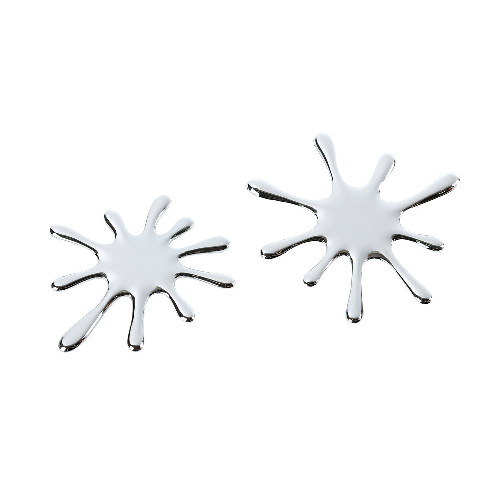 Splash, decorazione adesive 3D - Cromo