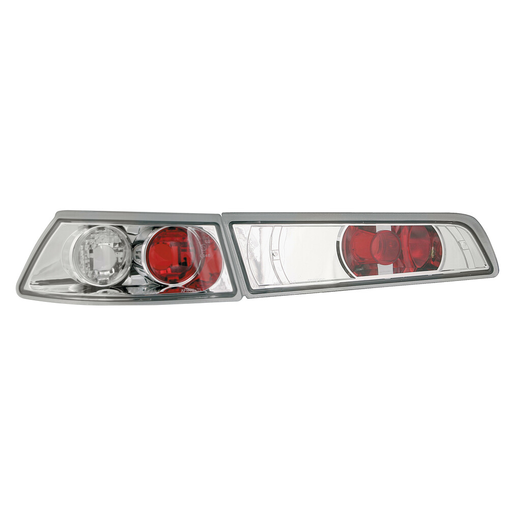 Pair of rear lights - compatible for  Alfa Romeo 145 (7/94-1/01) - Chrome