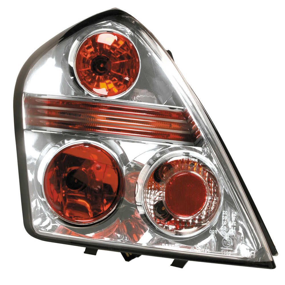 Pair of rear lights - compatible for  Fiat Stilo (10/01>) - Chrome