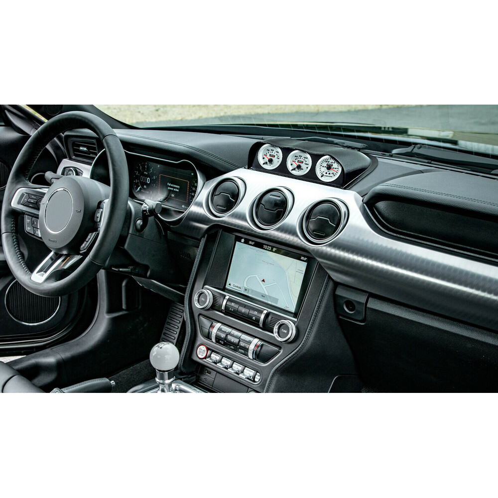 Portastrumenti PILOT Per Cruscotto Auto - 3 Fori Da 52 Mm, Design Sportivo - Foto 8