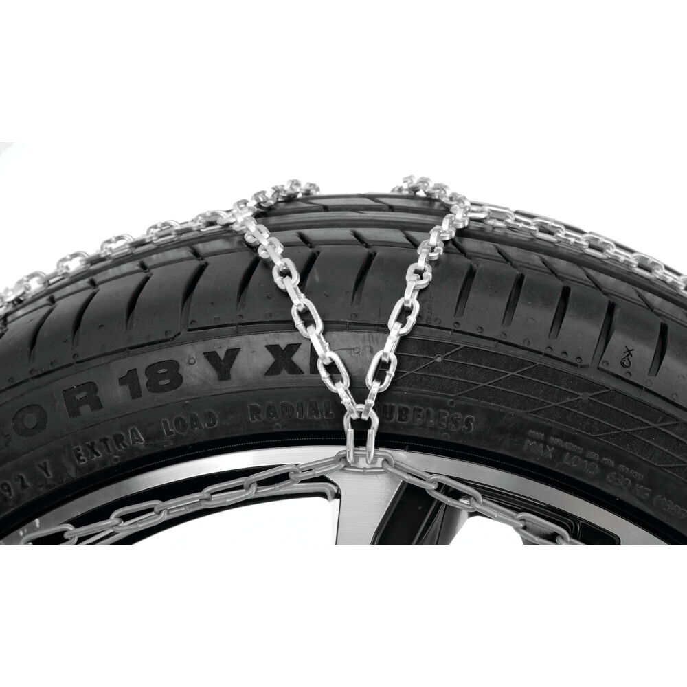 thumbnail interactive-video image 1 of KAWIN Snow Chains – 9mm, For 225/45 R17 Tires – Approved, V5117 1 of 4