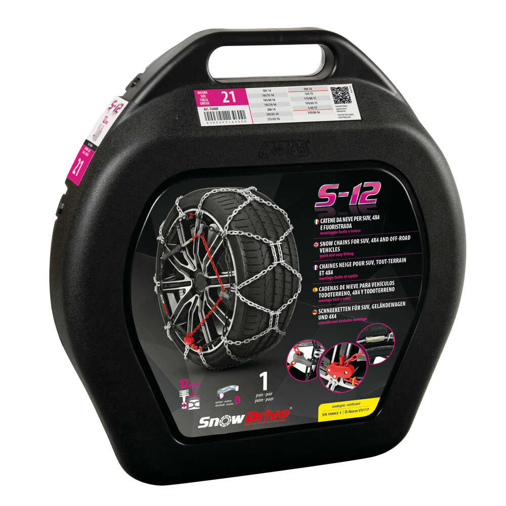 S-12, SUV and 4x4 snow chains - 21