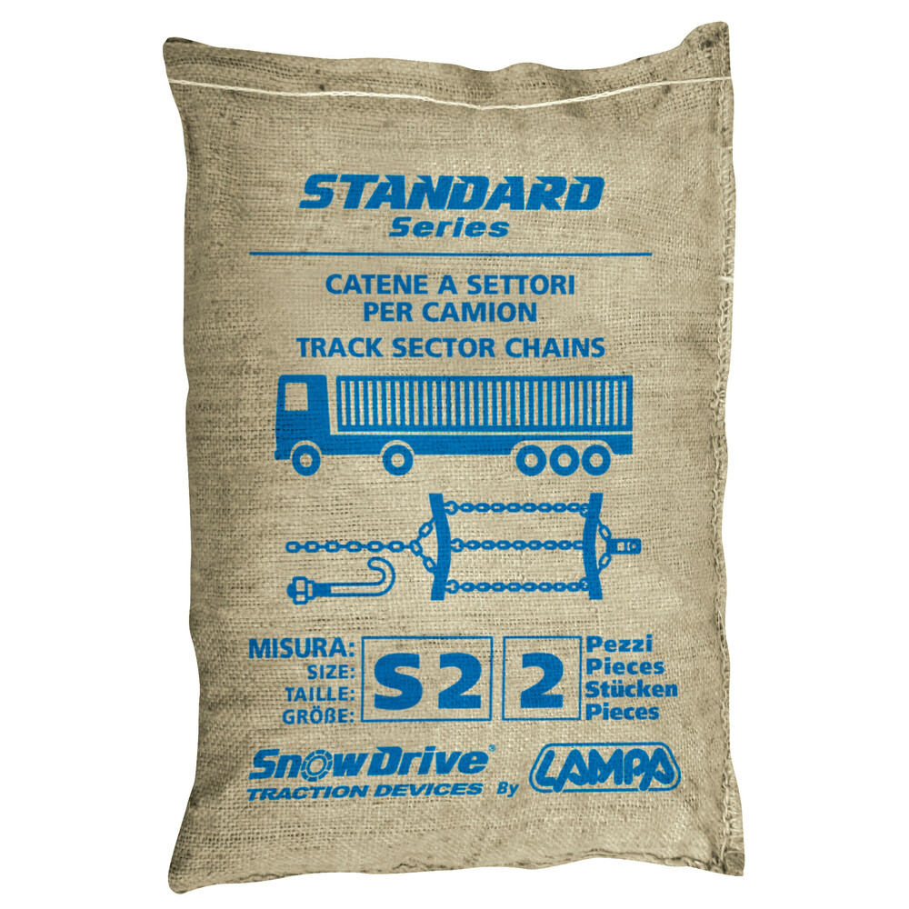 Track sector chains for trucks, Standard series, 2 pcs - S-2