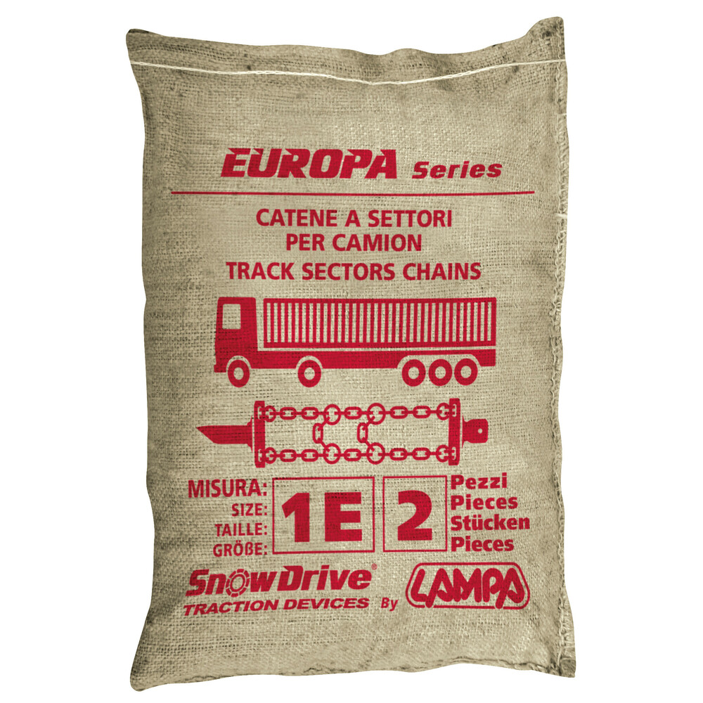 Track sector chains for trucks, Europa series, 2 pcs - 1E
