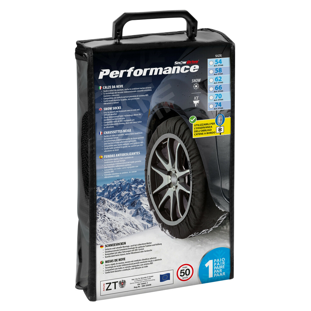 Performance, pair of snow socks for cars - SD54