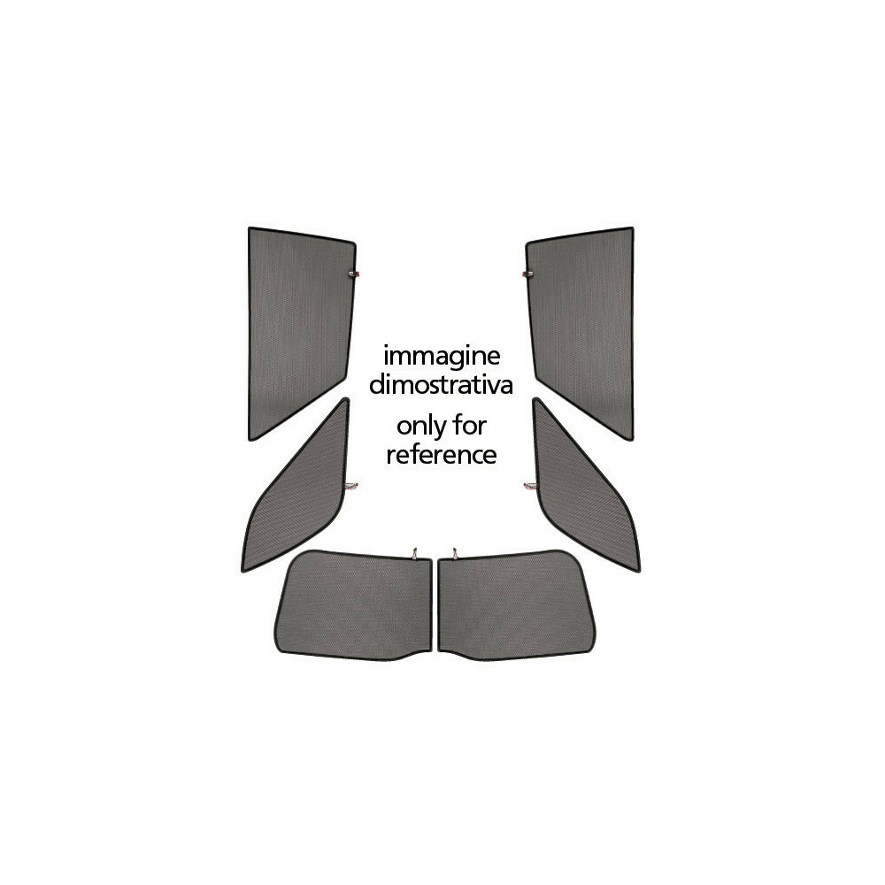 Privacy sunshades kit - Peugeot 1007 (05/05>05/10)