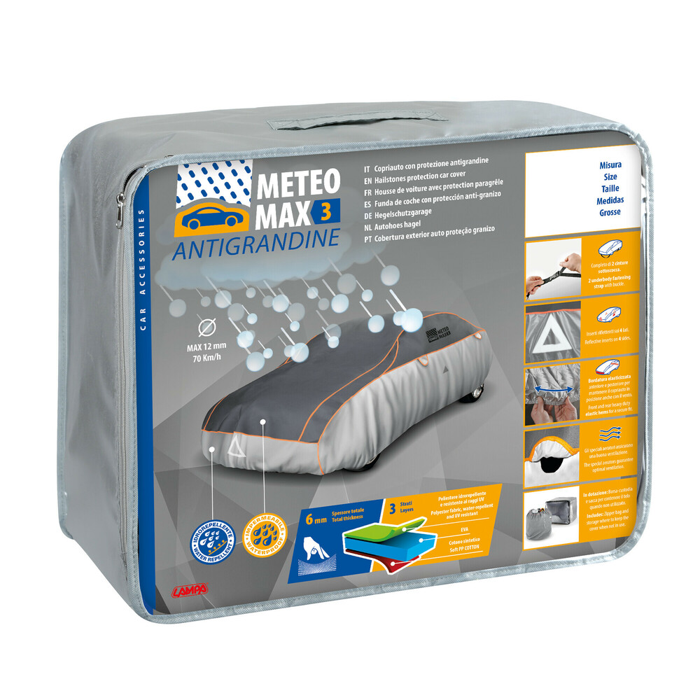 Meteo-Max 2, copriauto antigrandine - AG-1 - cm 160x170x400
