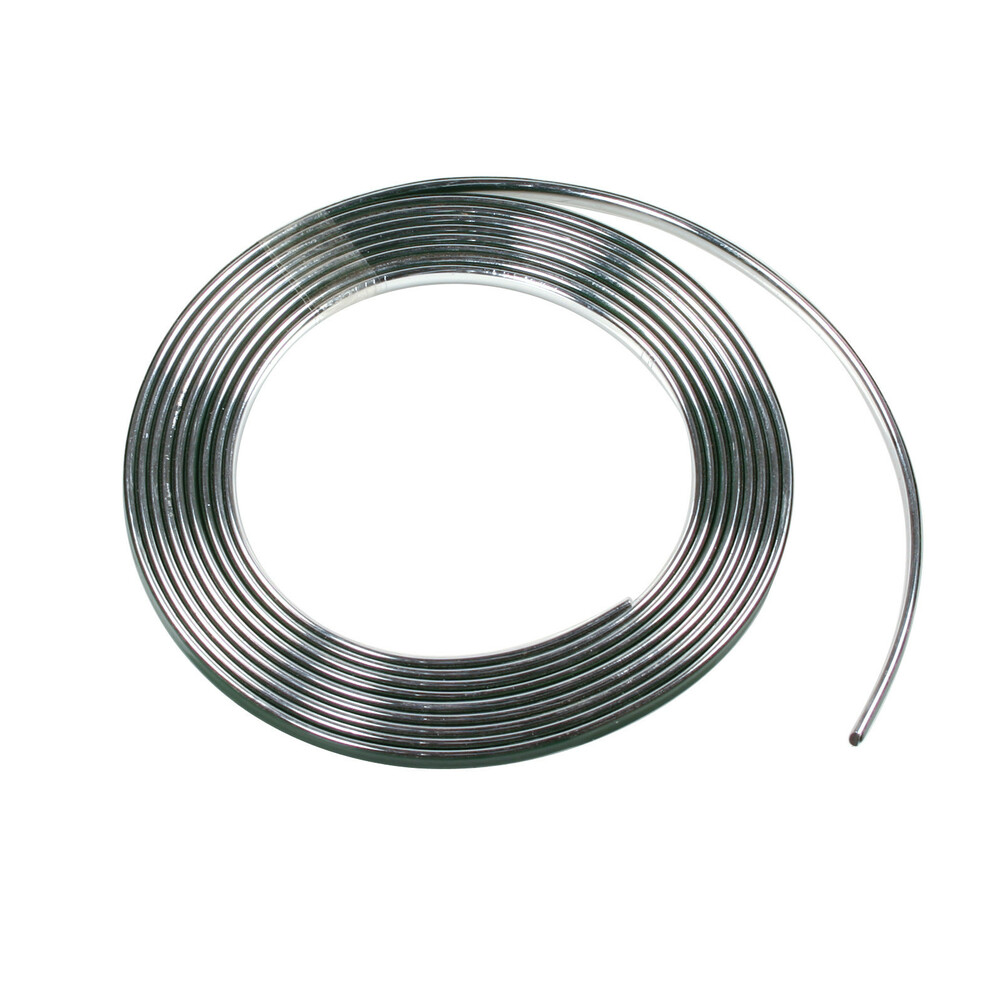 Profilo adesivo cromato - 25 m - 9 mm