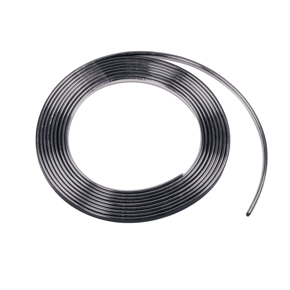 Profilo adesivo cromato nero - 4 m - 9 mm