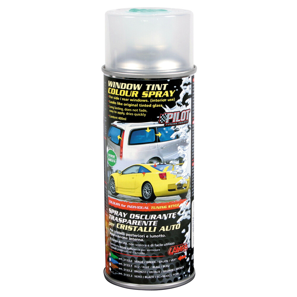 Spray oscurante-trasparente per cristalli auto - Verde