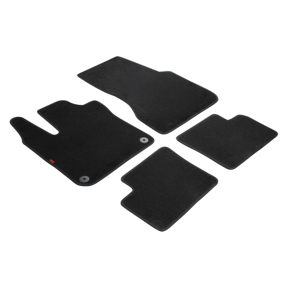 Tappetini Auto In Moquette Per Smart Fortwo 450 (2004-2007) - Set 4 Pezzi, Nero, Made In Italy - Foto 3