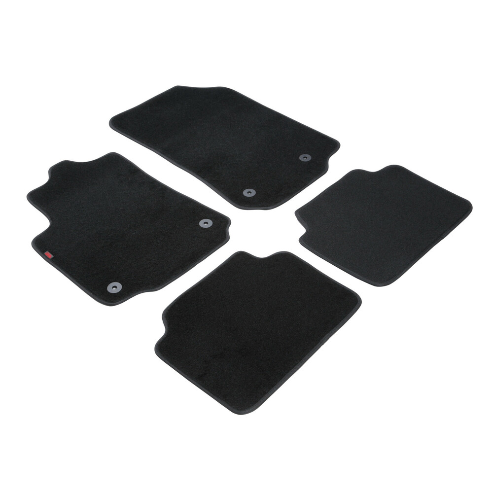 02-10 CITROEN C3 4 PIECE BLACK CAR FLOOR MAT SET
