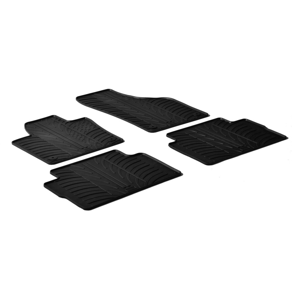 Tailored rubber mats - compatible for  Seat Alhambra (10/10>03/21) -  Volkswagen Sharan (10/10>07/20)
