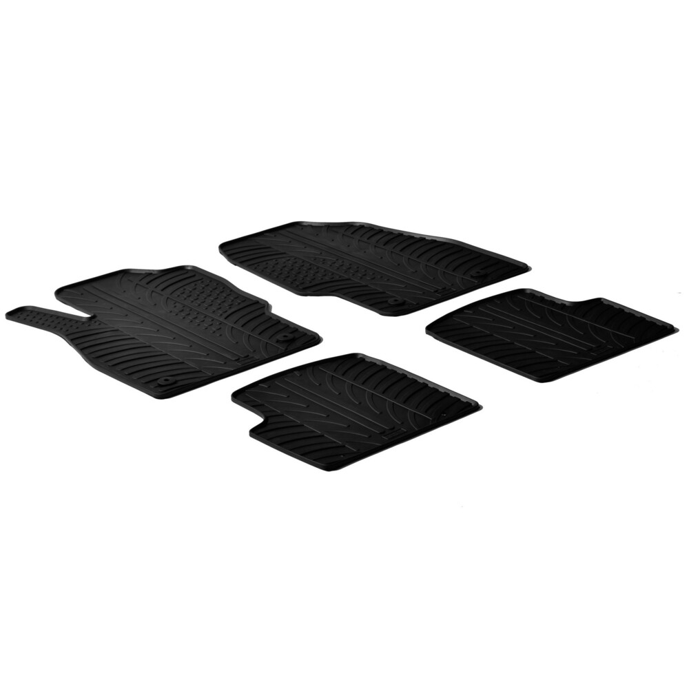 Set tappeti su misura in gomma - compatibile per Opel Corsa D 3p  (09/06>11/14) 