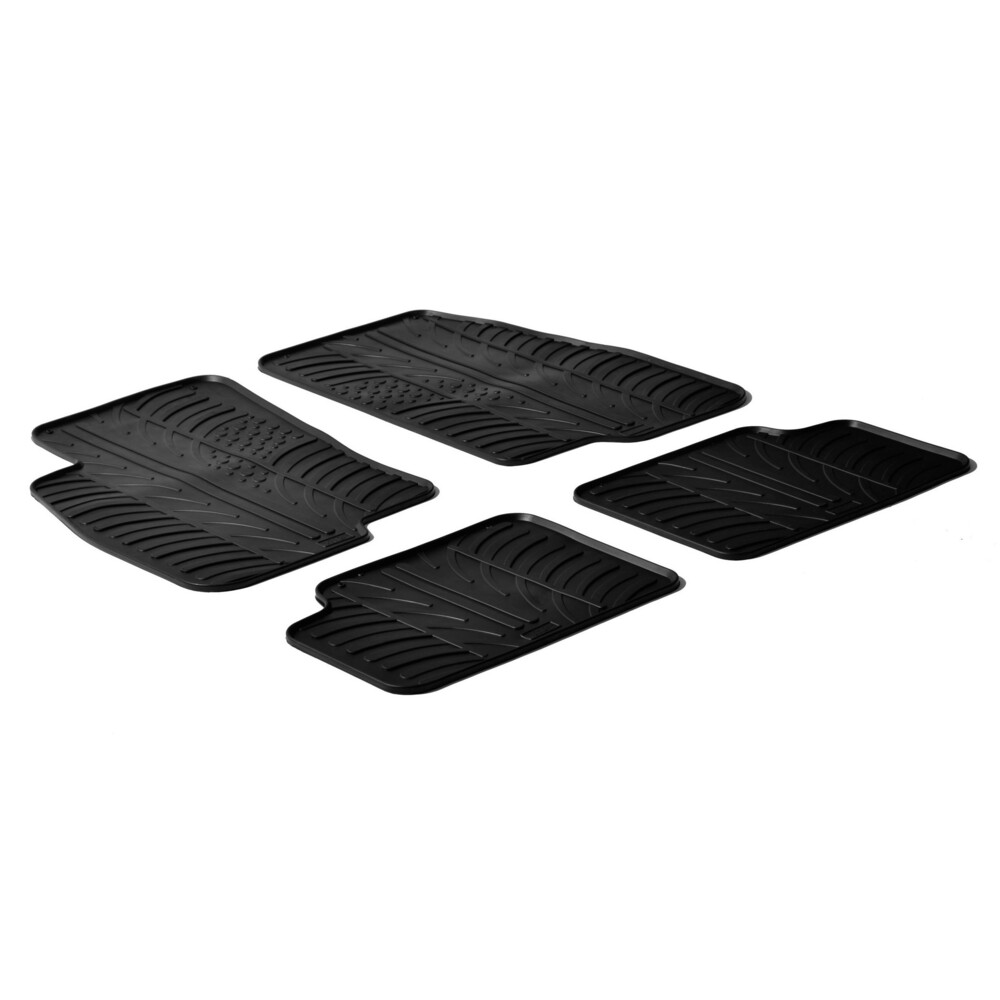 SET TAPPETI SU MISURA IN GOMMA X FIAT 500L /'12-/> LAMPA TAPPETINI SPECIFICI