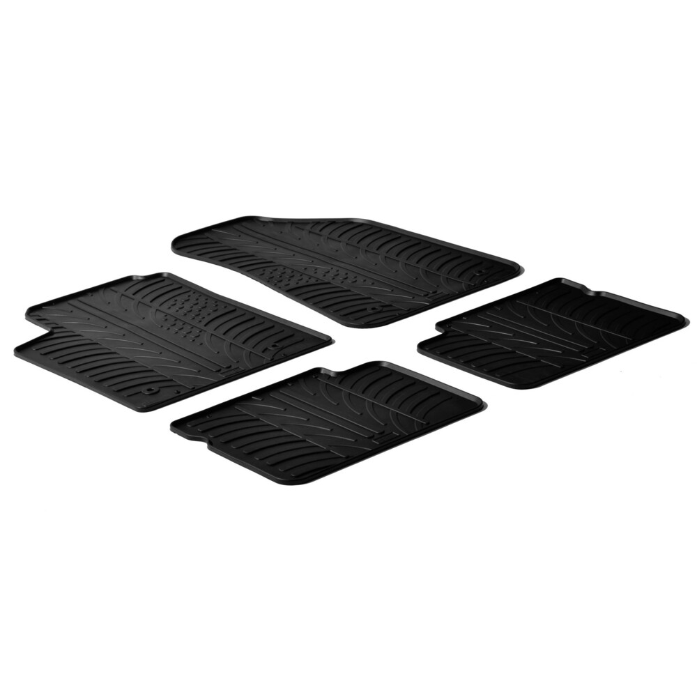 Tailored rubber mats - compatible for  Fiat Bravo (02/07>11/15) -  Lancia Delta (06/08>06/15)