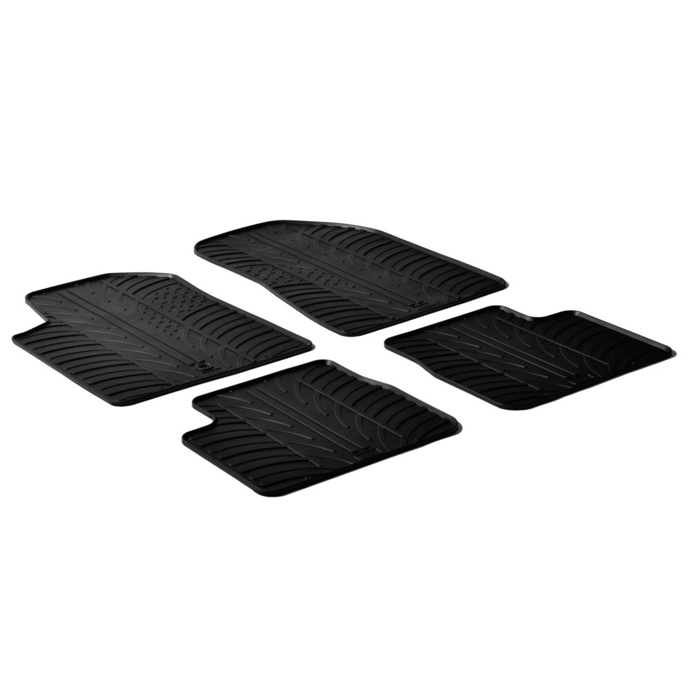 Tappetini Anteriori Neri Per: Alfa Romeo Mito Hatchback (2008-2019