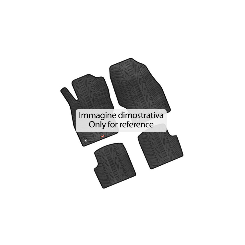Tailored rubber mats - compatible for Audi Q7 (06/15>03/24) - Audi Q8 (09/18>08/23) - Lamborghini Urus (06/18>08/24) - Audi Q8 (09/23>) - Audi Q7 (04/24>) - Lamborghini Urus (09/24>)