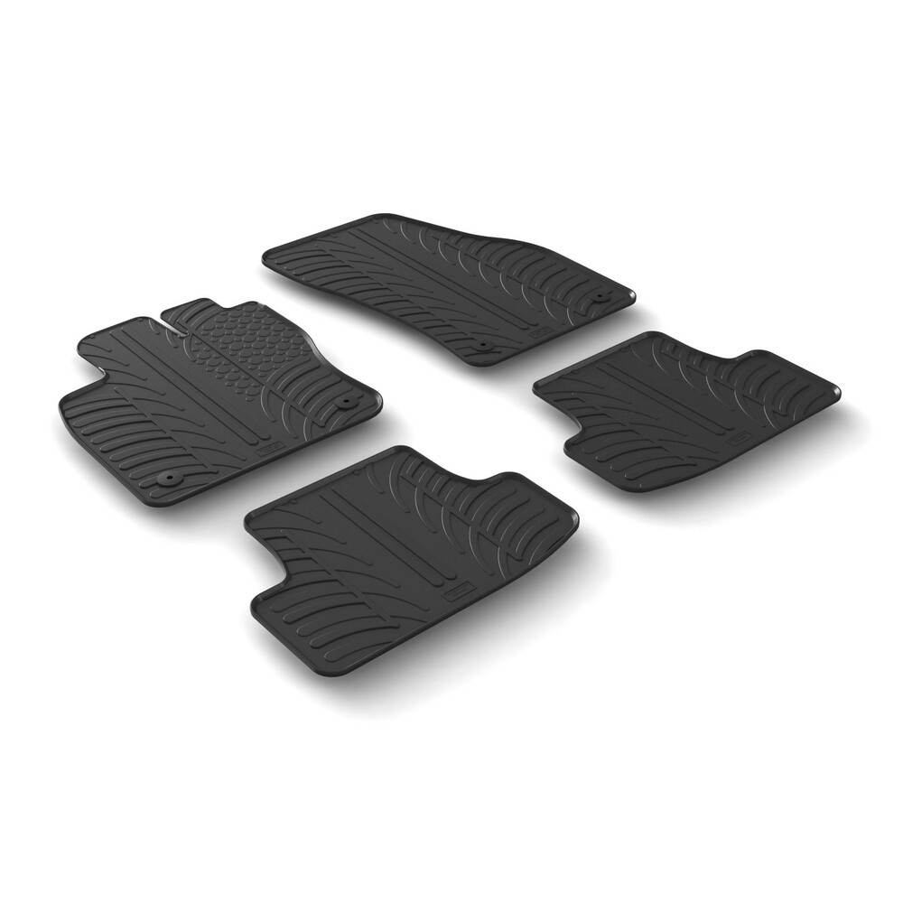 Tailored rubber mats - compatible for Audi Q2 (11/16>) - Audi Q2 (11/16>)