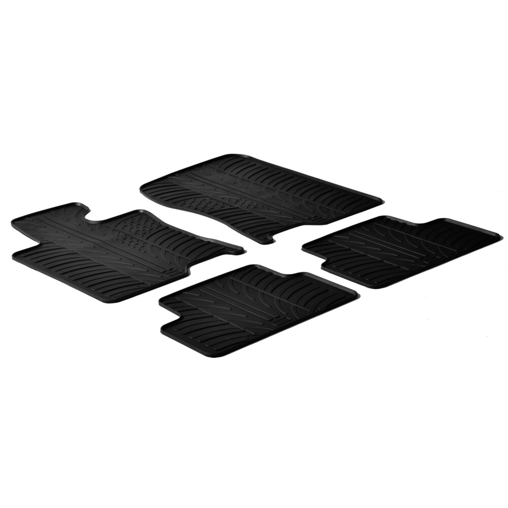 Tailored rubber mats - compatible for  Honda Accord 4p (06/08>09/14) -  Honda Accord Tourer (07/08>12/13)