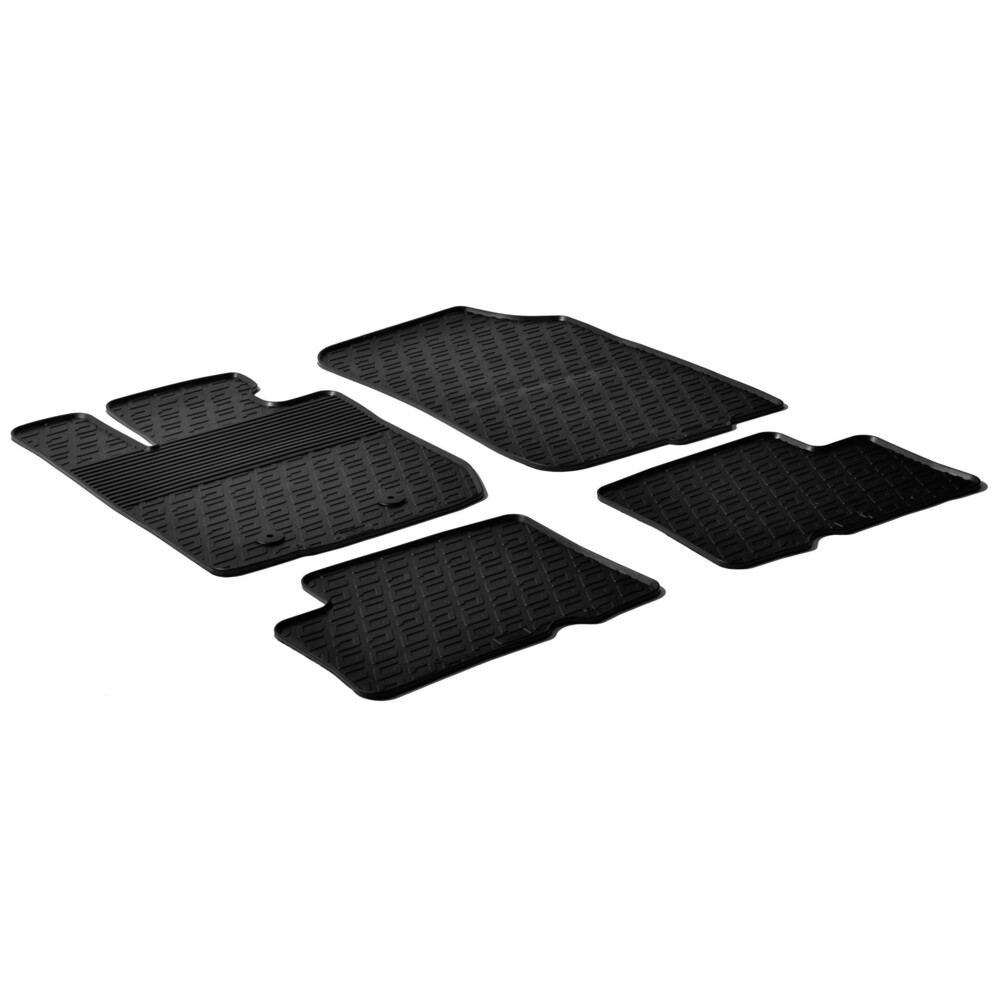 Set Fußmatten nach Maß aus Gummi - kompatibel für Dacia Duster (05