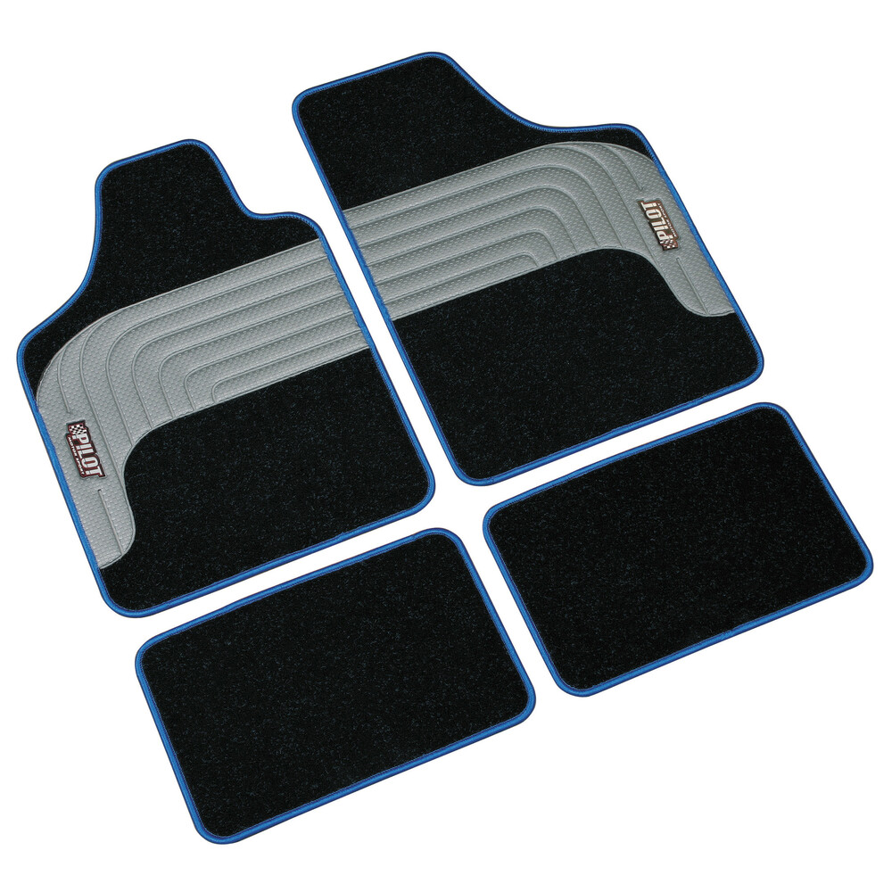 Kumo, serie tappeti sportivi 4 pz - Blu