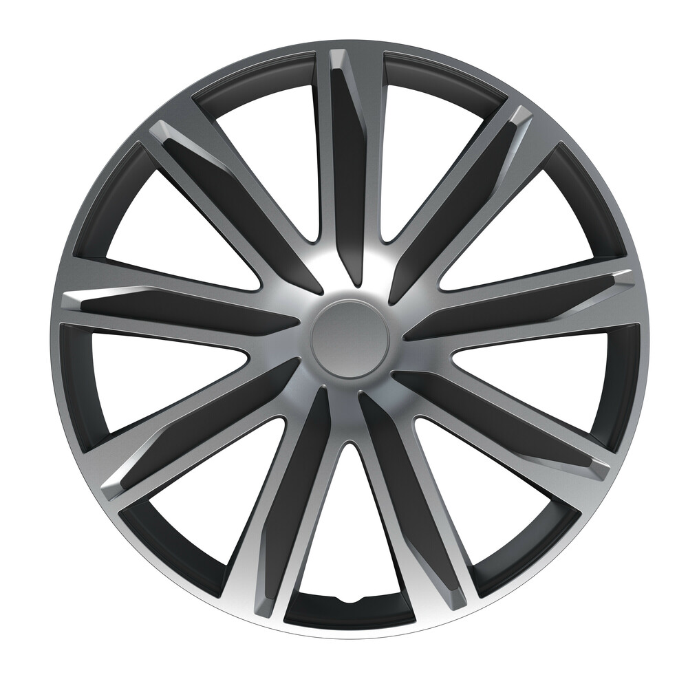 Raze Silver/Black - Set 4 wheel covers - Ø 14"