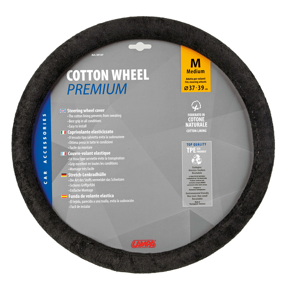 Cotton steering wheel cover deals