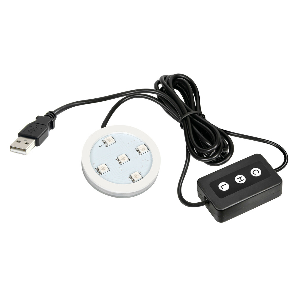 Trucky LED, base lumineuse LED, USB - 7 couleurs avec variateur