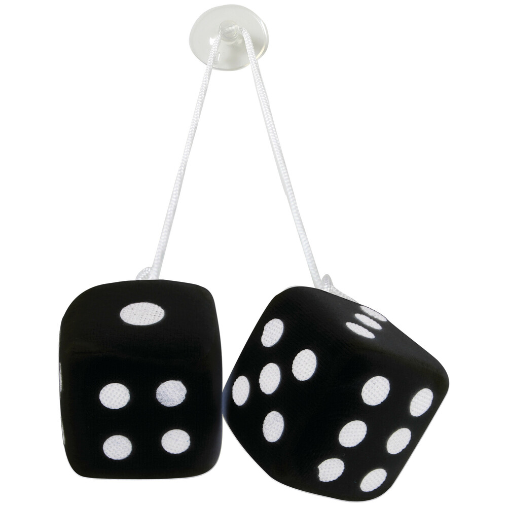 Lucky-Vegas fuzzy-dices - Black