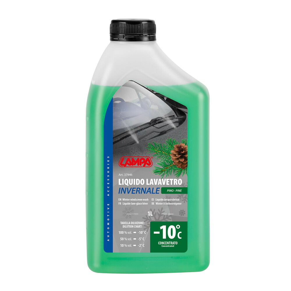 Liquido lavavetro invernale profumato (-10°C) - Pino - 1000 ml