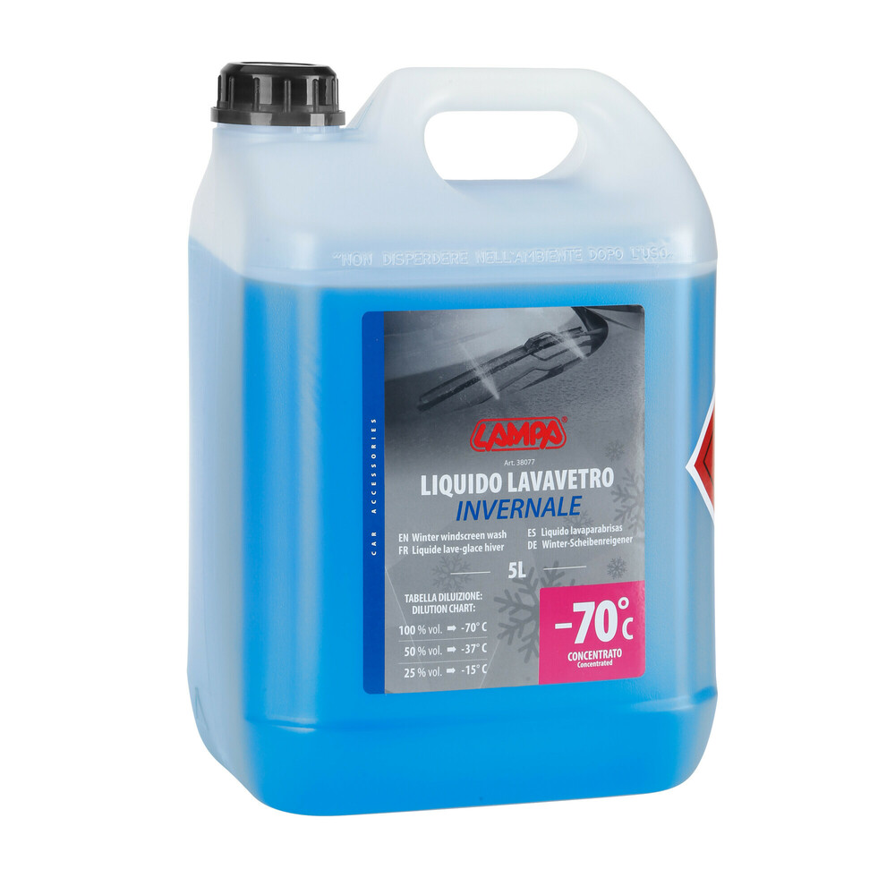 Liquido lavavetro invernale, concentrato (-70°C) - 5000 ml