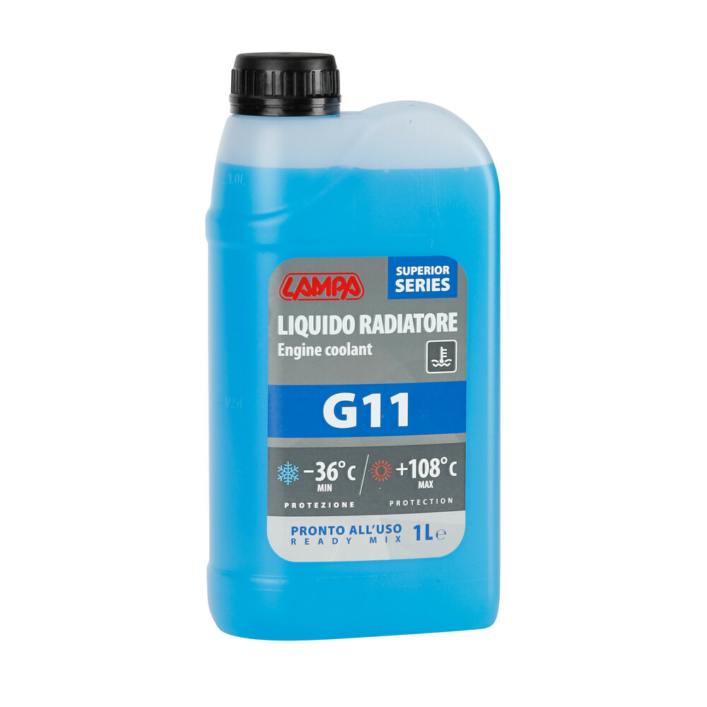 LIQUIDO ANTIGELO BLU PRONTO USO -36° REFRIGERANTE RADIATORI PER AUTO CAMION  1LT