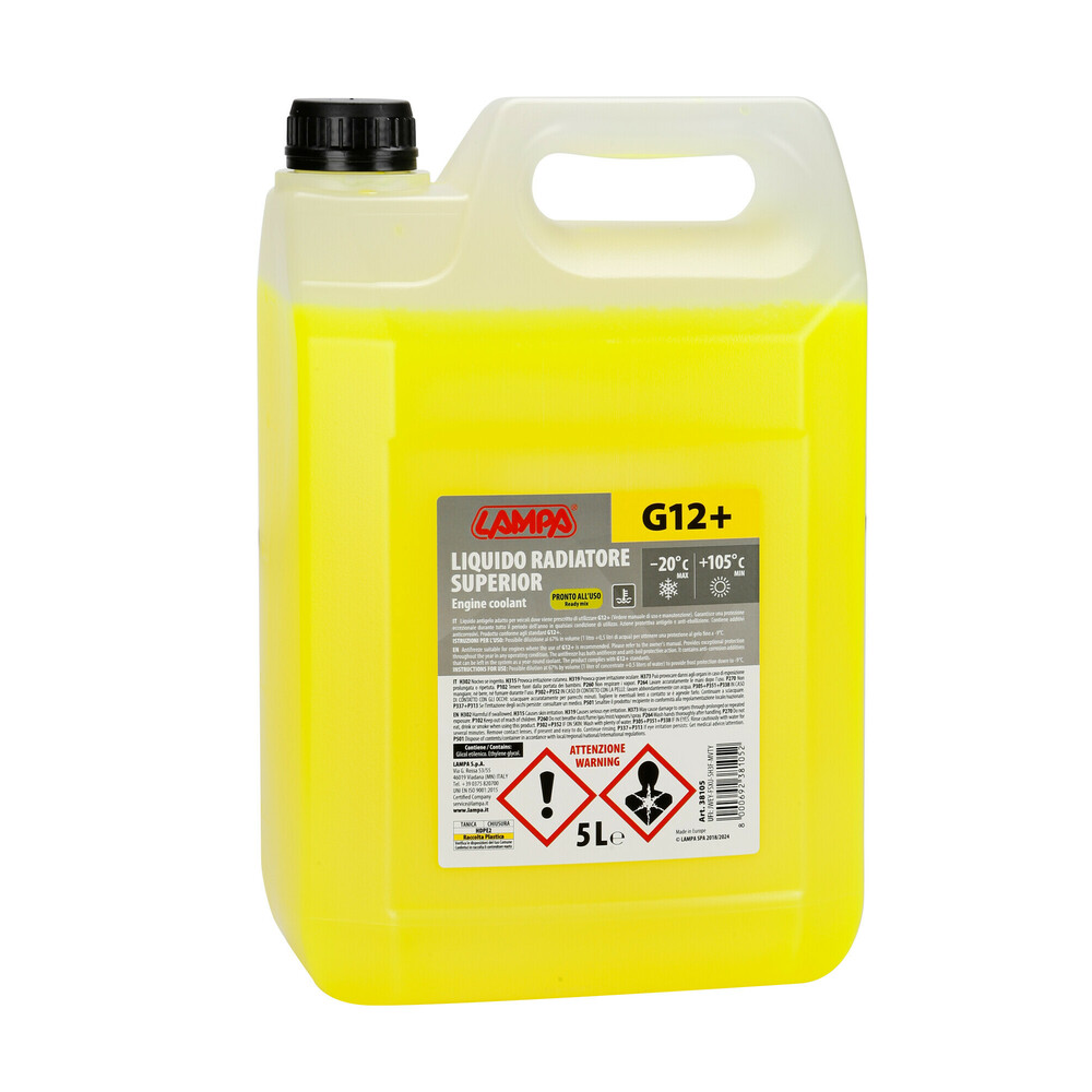 Superior-Giallo G12+, liquido radiatore - (-20°C/+105°C) - 5 L