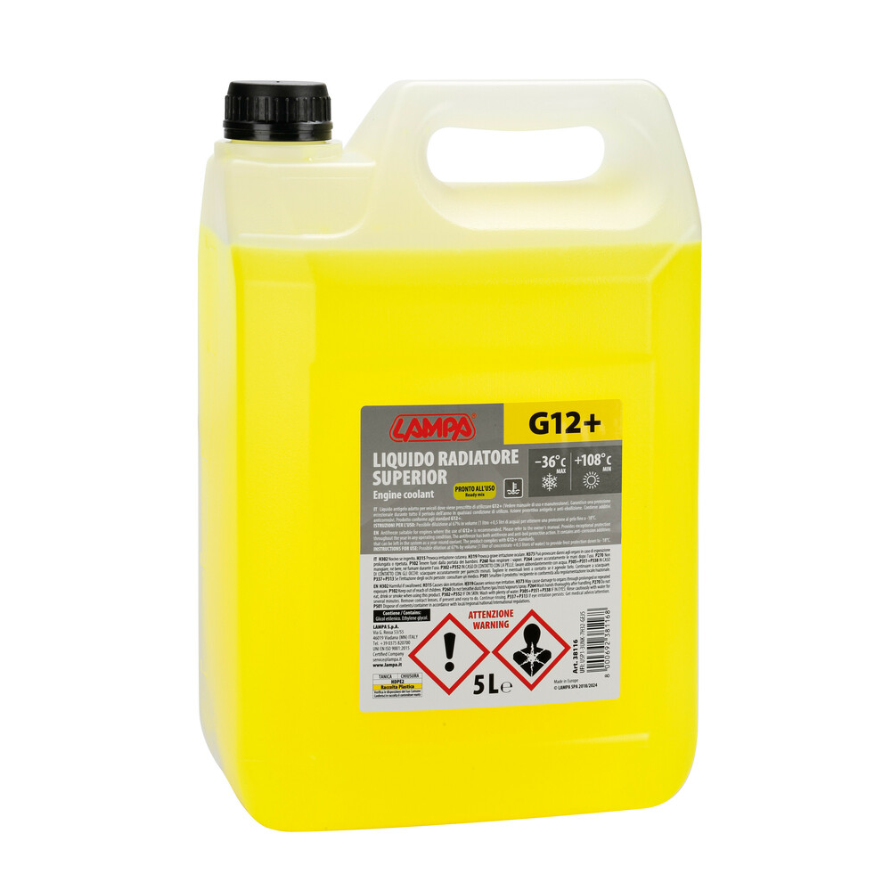 Superior-Giallo G12+, liquido radiatore - (-36°C/+108°C) - 5 L