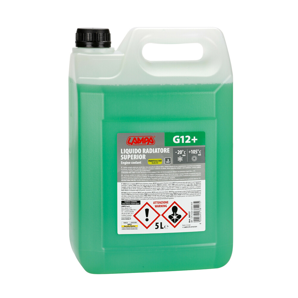 Superior-Verde G12+, liquido radiatore - (-20°C/+105°C) - 5 L