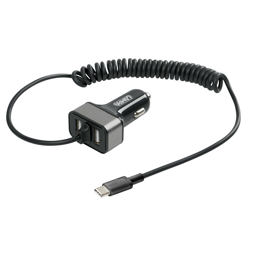 Staffa Moto da Manubrio Caricatore USB 12/24V Lampa 38832 USB-FIX Tube