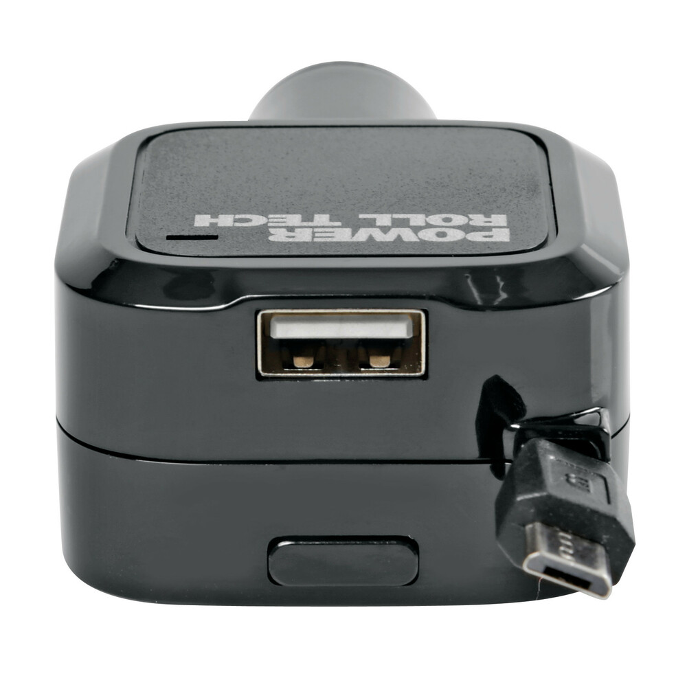 Caricatore auto USB ricarica veloce 3100 mA 12//24V cavo retrattile Micro Usb