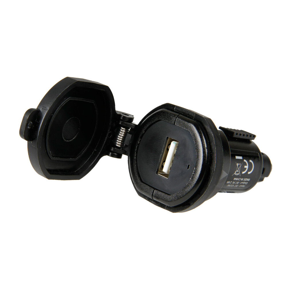 Caricabatteria Din 1 porta Usb Fast Charge 2400 mA 12//32V