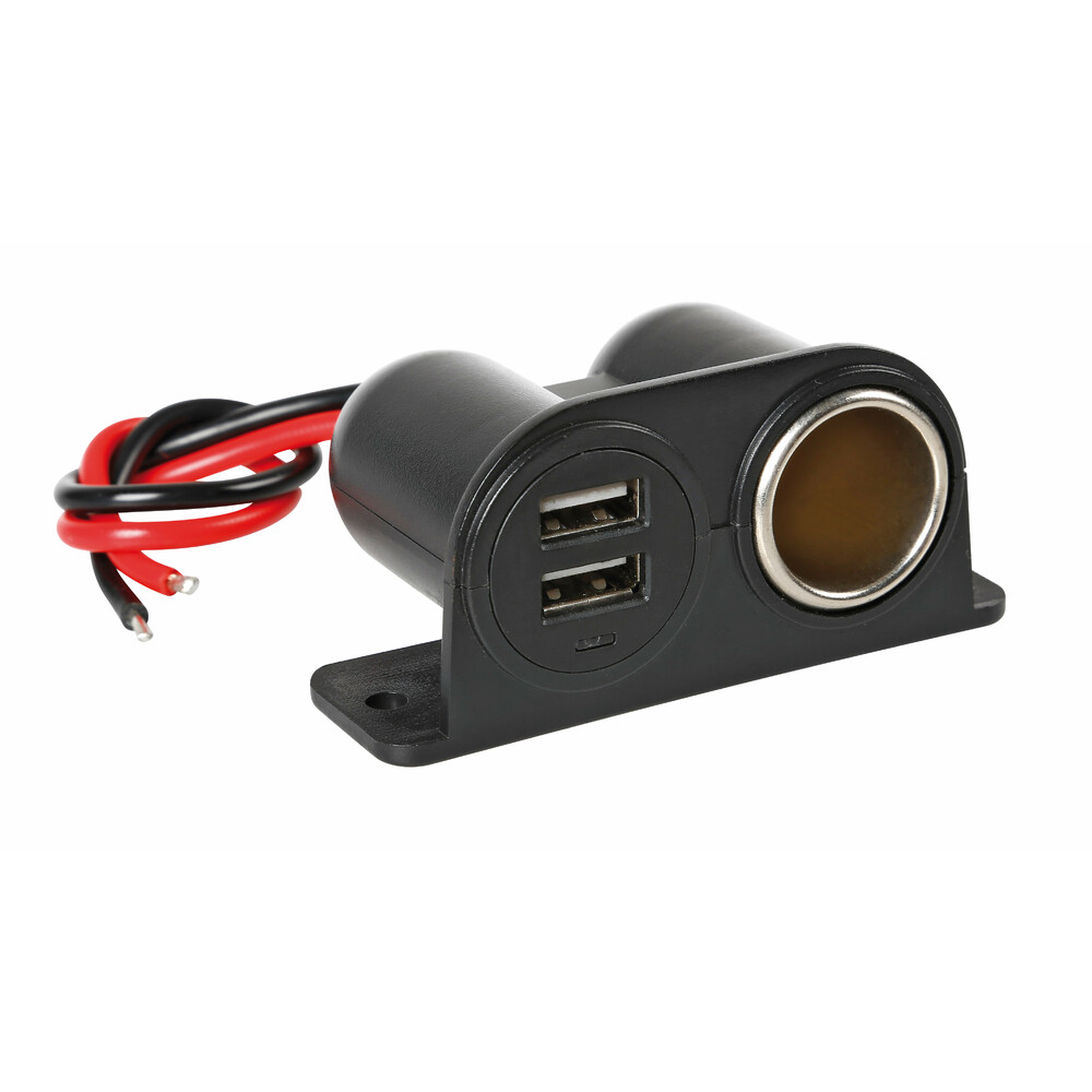 PRESA USB 12//24V LAMPA 2100MA